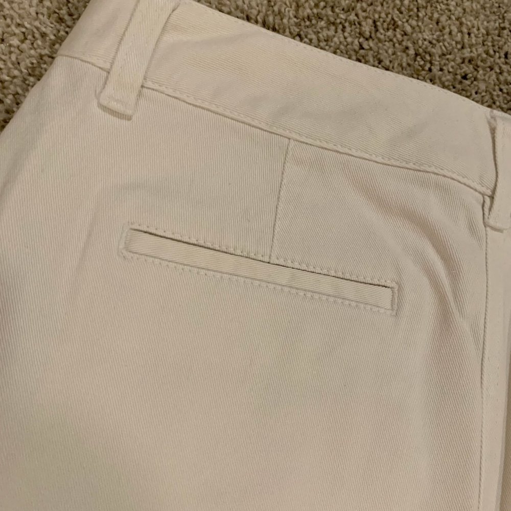 Vintage LRL Ralph Lauren Jeans Co. Denim Knee Length Y2K Pencil Skirt White - Picture 7 of 8